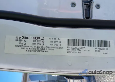 2011 Dodge Charger z USA, uszkodzony, nr VIN 2B3CL3CG7BH532392